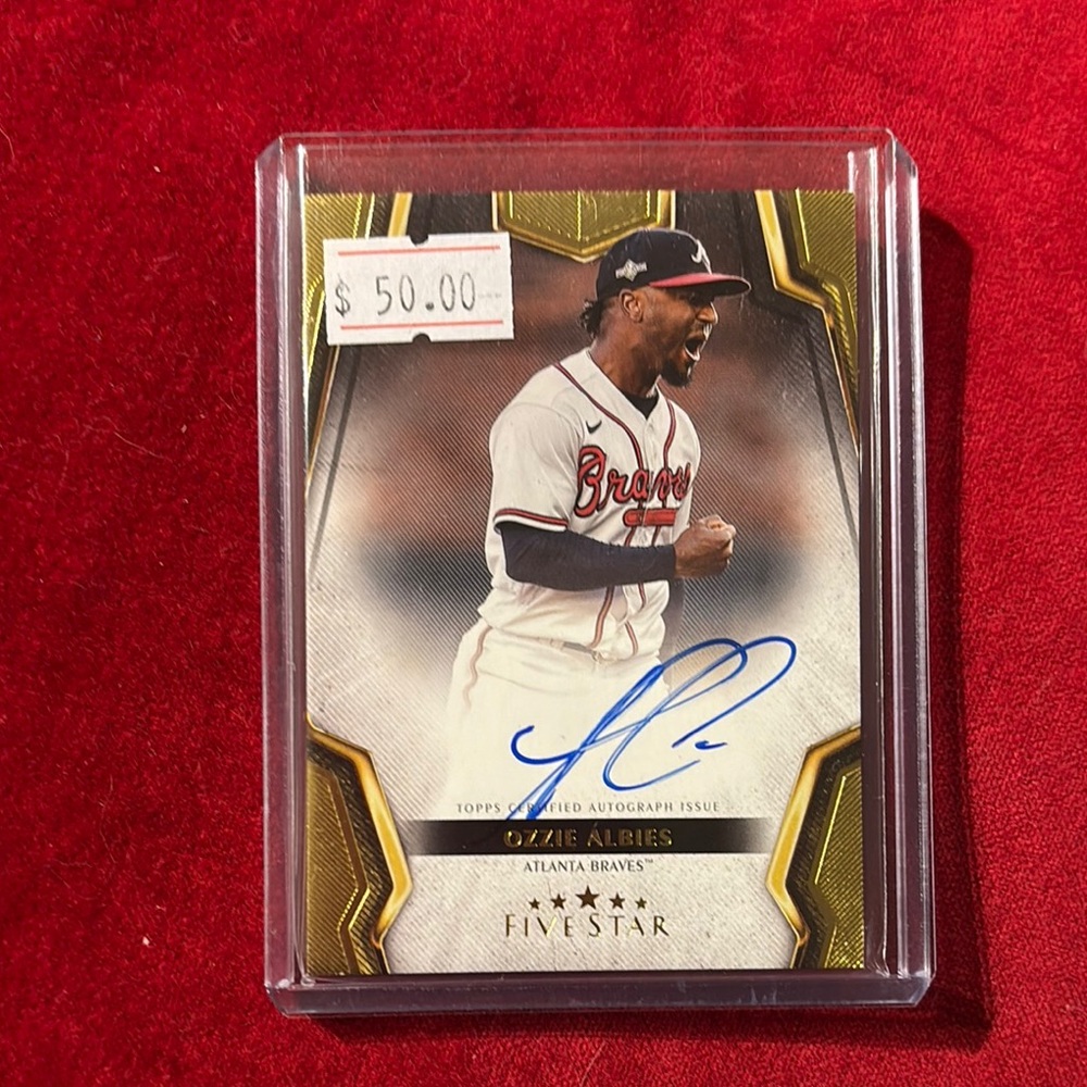 2024 Topps Five Star Ozzie Albies Autographed Card